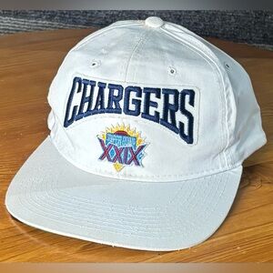 Vintage 1994 New Era San Diego Chargers Super Bowl XXIX SnapBack Hat OSFA